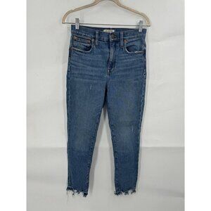 Madewell Jean Women 25 Blue The High Rise Slim Boyjean Bohemian Preppy Straight‎